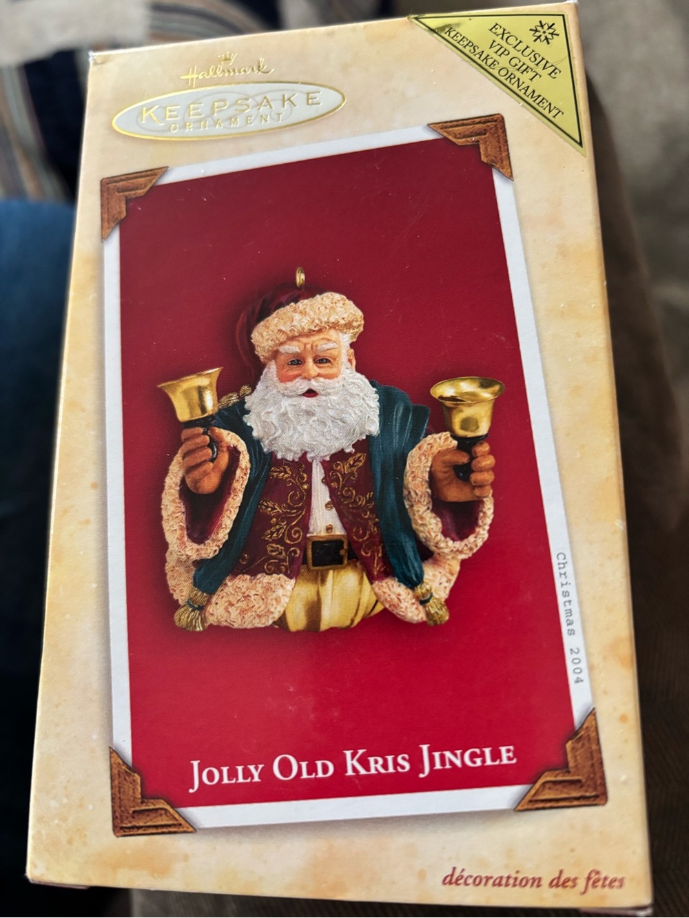 Hallmark Ornament “Jolly Old Kris Kringle Gold VIP item